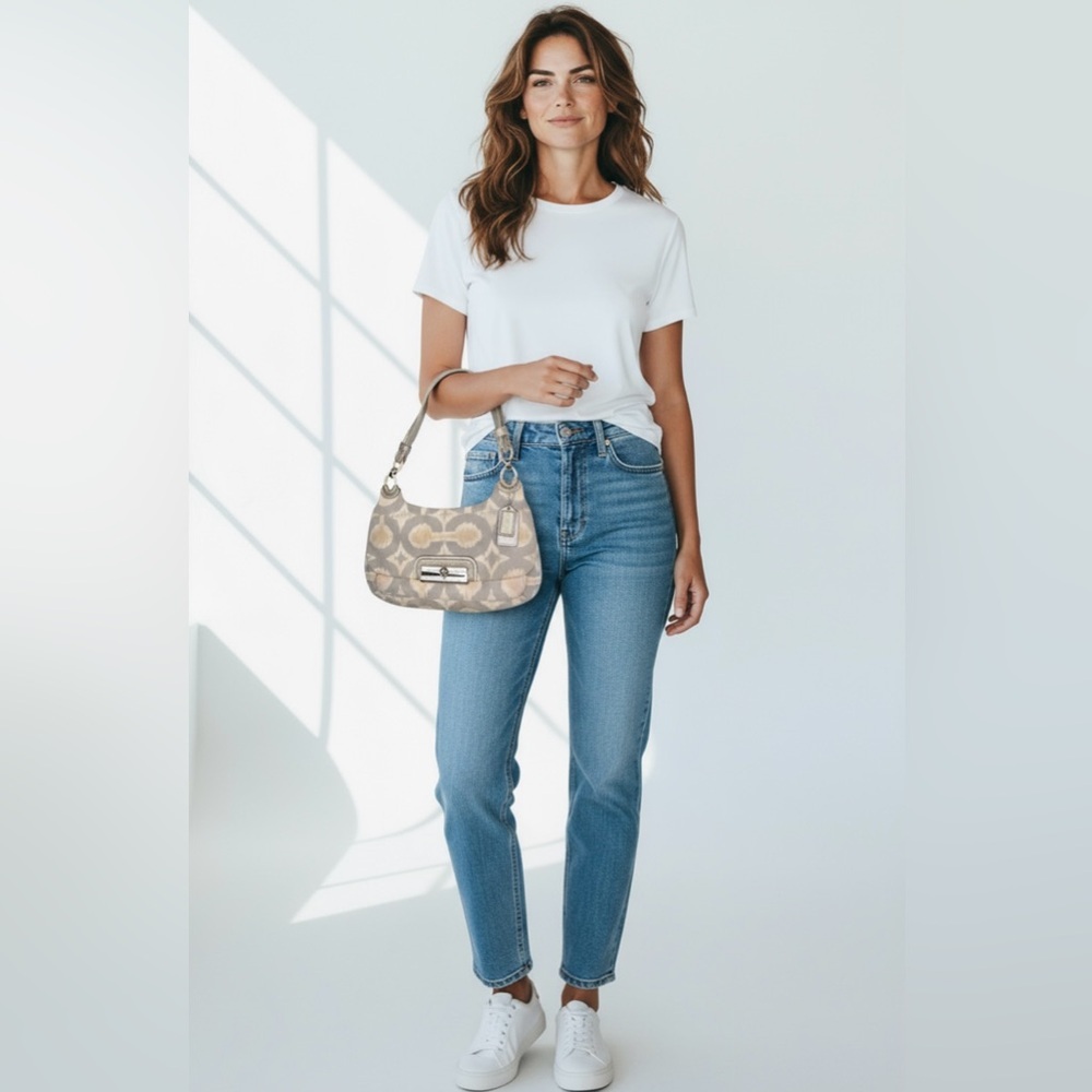 Coach Kristin Ikat Small Shoulder Bag